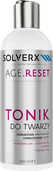 Picture of Solverx Age.Reset Tonik do twarzy - Odbudowa Mikrobiomu & Odmodzenie Skóry 200 ml