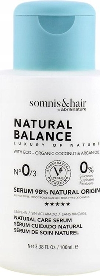 Picture of SOMNIS&HAIR_Natural Balance Serum 98% naturalne serum do wosów 100ml