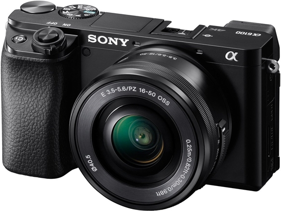 Picture of Sony ILCE-6100 Mirrorless Camera + 16-50mm Lens, Black |