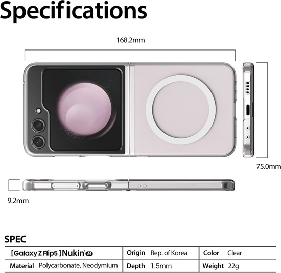 Picture of Sourcing Araree case Nukin M Sam Z Flip5 F731 transparent AR20-01775A