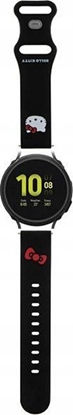 Picture of Sourcing Hello Kitty Universal Strap HKUWMSCHBLK Silicone Kitty Head black/black 20mm