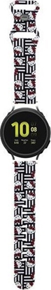 Изображение Sourcing Hello Kitty Universal Strap HKUWMSDIESK Silicone Heads & Stripes black/black strap 20mm