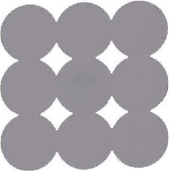 Изображение Sourcing Mata antypolizgowa 55x55cm szary (000009855550830)