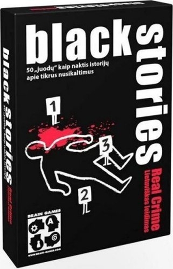 Изображение Sourcing TABLE GAME BLACK STORIES REAL CRIME LT