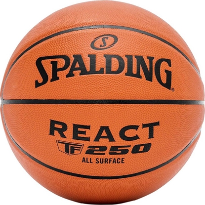 Attēls no Spalding Pika do koszykówki koszykowa Spalding React TF-250 7 brzowa 76801Z 7