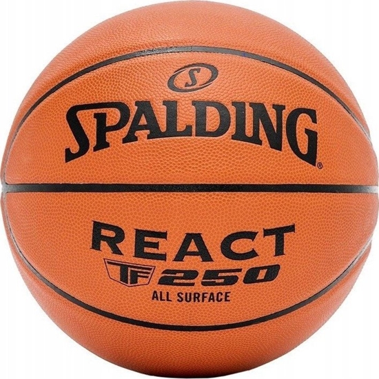 Picture of Spalding Pika do koszykówki Spalding React TF-250 : Kolor - Brzowy, Rozmiar - 5