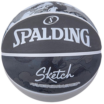 Attēls no Spalding Sketch Jump Ball 84382Z Basketbola bumba