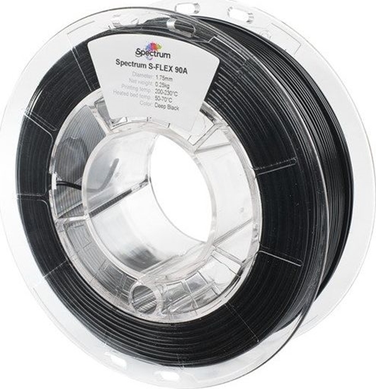 Picture of Spectrum Filament S-FLEX 90A Deep black 1,75 mm/0,25 kg
