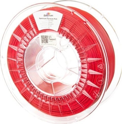 Attēls no Spectrum Filament Spectrum Huracan PLA 1,75mm 1kg - True Red}
