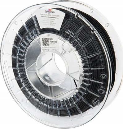 Attēls no Spectrum Spectrum 3D filament, ASA-X CF10, 1,75mm, 500g, 80726, black