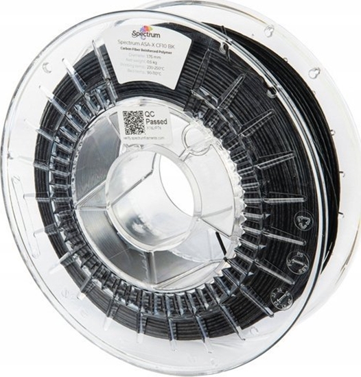 Picture of Spectrum Spectrum 3D filament, ASA-X CF10, 1,75mm, 500g, 80726, black
