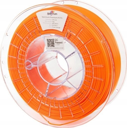 Attēls no Spectrum Spectrum 3D filament, Premium PCTG, 1,75mm, 1000g, 80662, pure orange