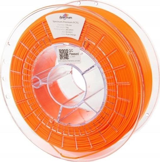 Picture of Spectrum Spectrum 3D filament, Premium PCTG, 1,75mm, 1000g, 80662, pure orange