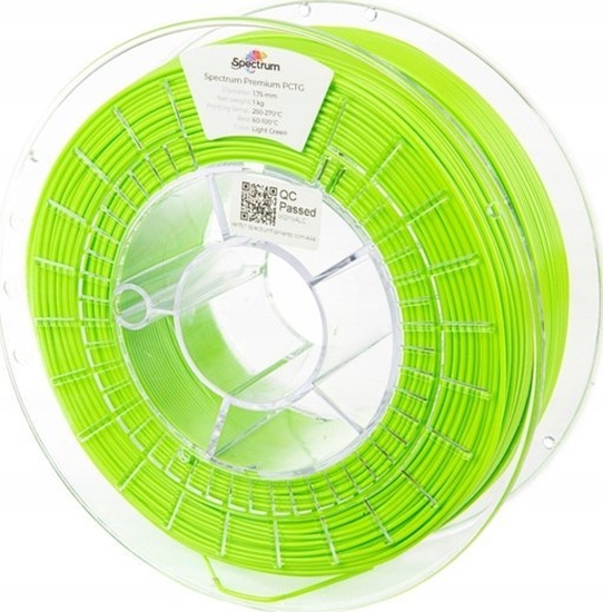 Picture of Spectrum Spectrum 3D filament, Premium PCTG, 1,75mm, 1000g, 80664, light green