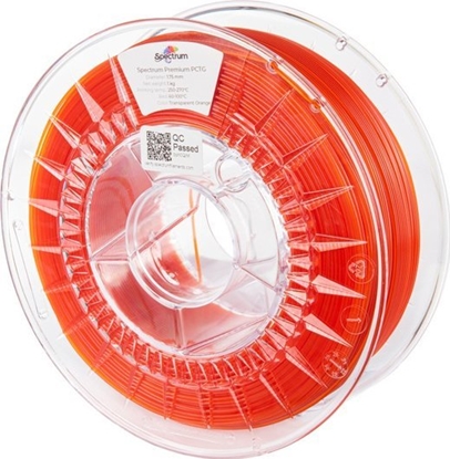 Attēls no Spectrum Spectrum 3D filament, Premium PCTG, 1,75mm, 1000g, 80736, transparent orange