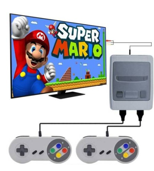 Picture of Spēļu konsole RoGer Super Mini SFC 620 Games