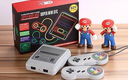 Изображение Spēļu konsole RoGer Super Mini SFC 620 Games