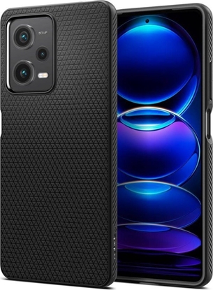 Attēls no Spigen Etui Spigen Liquid Air Xiaomi Redmi Note 12 Pro/POCO X5 Pro 5G Matte Black