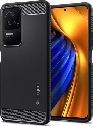 Attēls no Spigen Etui Spigen Rugged Armor POCO F4 Matte Black