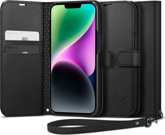 Picture of Spigen Etui Spigen Wallet S Apple iPhone 14 Black