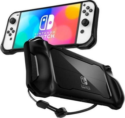 Attēls no Spigen Rugged Armor Nintendo Switch Oled czarny/matte black ACS04020