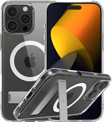 Attēls no Spigen Spigen Caseology Capella MagSafe Kickstand, clear white silver - iPhone 16 Pro Max