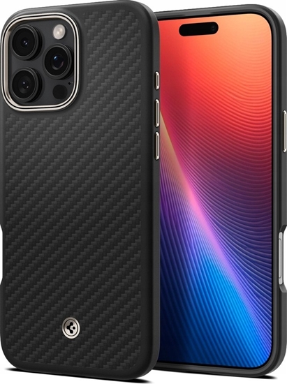 Изображение Spigen SPIGEN ENZO ARAMID MAG MAGSAFE IPHONE 16 PRO MAX BLACK/NATURAL