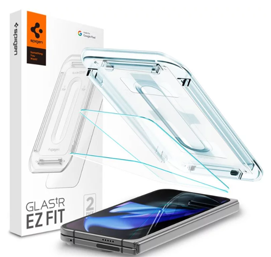 Picture of Spigen Spigen Glass tR EZ Fit (Cover 2 Pack)  transparency - Google Pixel 9 Pro Fold