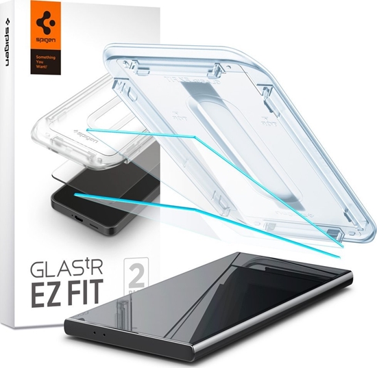 Изображение Spigen Spigen Glass tR EZ Fit HD Transparency 2 Pack - Samsung Galaxy S24 Ultra