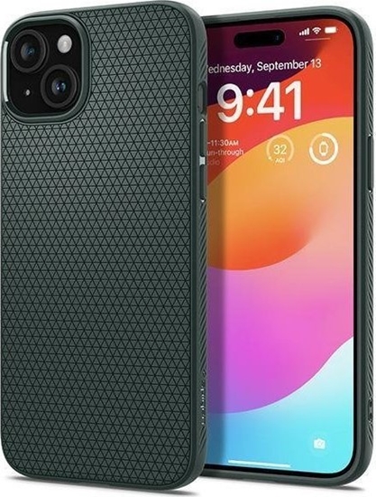 Picture of Spigen Spigen Liquid Air iPhone 15 6.1" zielony/abyss green ACS06792