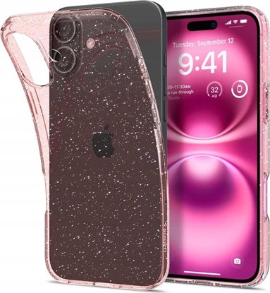 Attēls no Spigen Spigen Liquid Crystal Glitter, Rose Quartz - iPhone 16