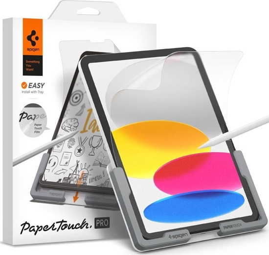 Picture of Spigen Folia Ochronna Paper Touch Pro iPad 10.9 2022 Matte Clear