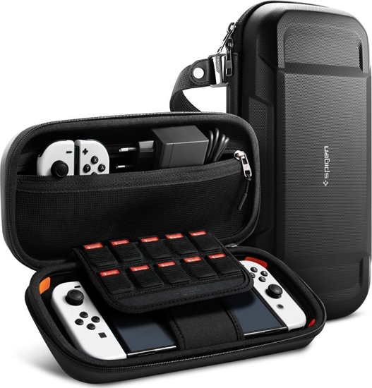 Picture of Spigen Spigen Rugged Armor Pro Pouch, black - Nintendo Switch/Switch OLED
