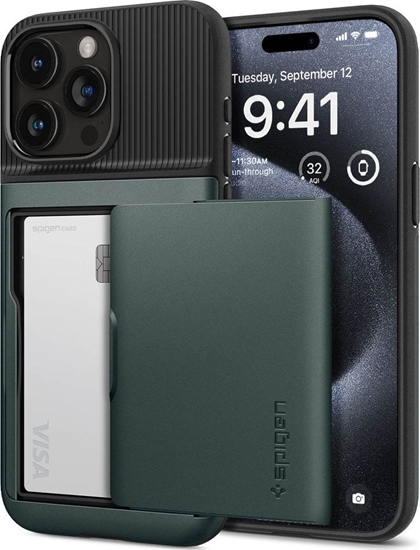 Picture of Spigen Spigen Slim Armor CS, abyss green - iPhone 15 Pro