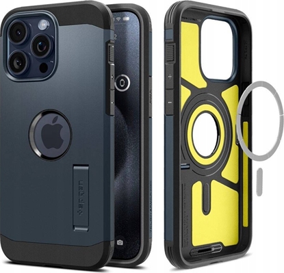 Attēls no Spigen Spigen Tough Armor MAG iPhone 16 Pro Max MagSafe metal slate ACS08014