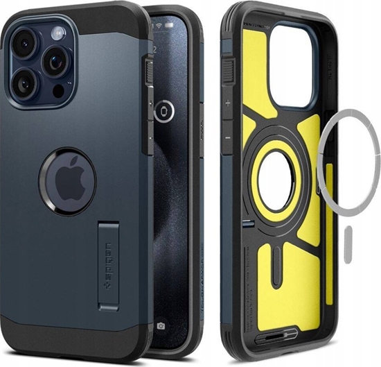 Picture of Spigen Spigen Tough Armor MagSafe Case with Stand for iPhone 16 Pro Max - Dark Gray