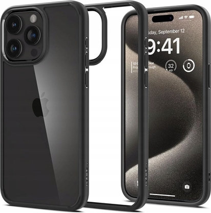 Attēls no Spigen Spigen Ultra Hybrid iPhone 16 Pro matte black/czarny ACS08125