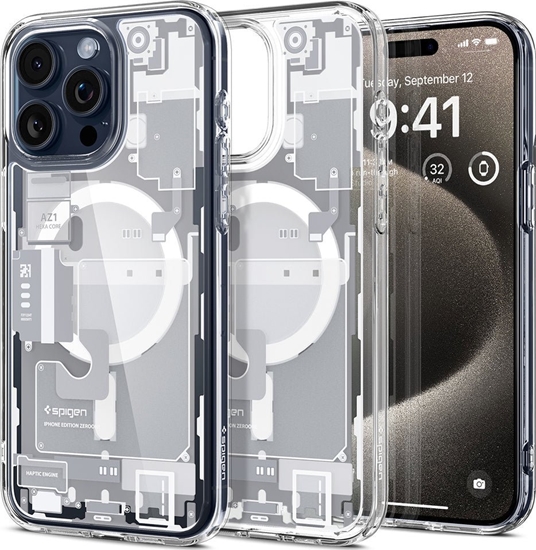 Изображение Spigen Spigen Ultra Hybrid MagSafe, zero one white - iPhone 15 Pro Max