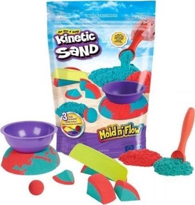 Picture of Spin Master Kinetic Sand - Dwukolorowy piasek kinetyczny z akcesoriami