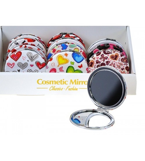 Picture of Spogulītis Sirsniņas diam. 7 cm dažādas 584136