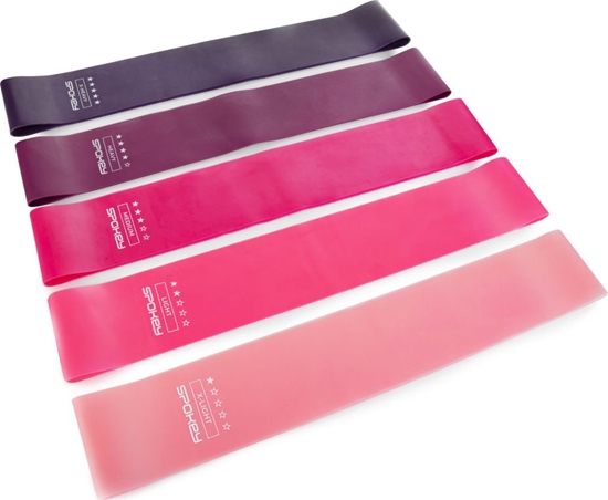 Picture of Spokey Mini Band Artio róne poziomy oporu w zestawie wielokolorowy 5 szt.