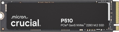 Picture of SSD|CRUCIAL|P510|1TB|M.2|PCIe Gen5|NVMe|TLC|Write speed 9500 MBytes/sec|Read speed 11000 MBytes/sec|TBW 600 TB|CT1000P510SSD8
