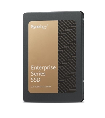 Attēls no SSD|SYNOLOGY|Enterprise|3.84TB|SATA|Write speed 500 MBytes/sec|Read speed 500 MBytes/sec|2,5"|TBW 7000 TB|SAT5221-3840G