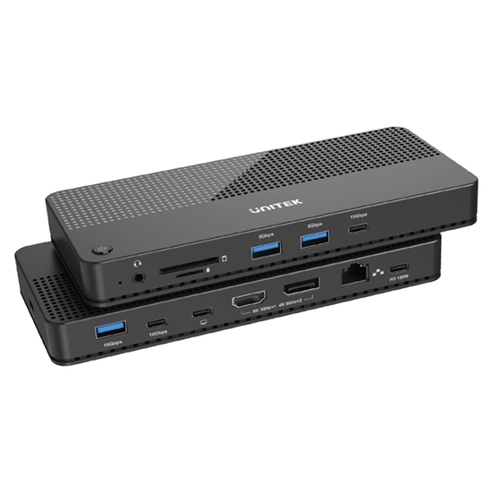 Picture of Stacja dokująca 12w1 USB-C, HDMI 2.1, USB 4, PD 100W; D1079A