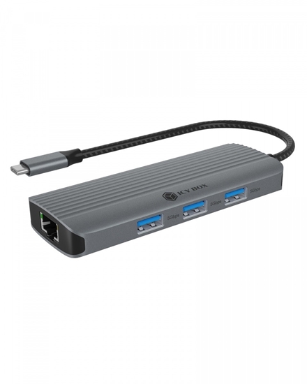 Picture of Stacja dokująca IB-DK4034a-CPD 6w1, HDMI,USB,PD,LAN 