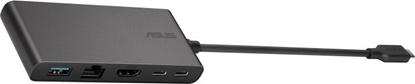 Picture of Asus Dual 4K USB-C Dock DC201 | Ethernet LAN (RJ-45) ports 1 | USB 3.0 (3.1 Gen 1) Type-C ports quantity 3 | HDMI ports quantity 1