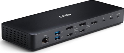 Picture of Stacja/replikator Club 3D Club3D Dokovací stanice 16v1 ThunderBolt 4, (2xThunderbolt, 3xDP, 2xHDMI, 3xUSB, RJ45, SD-TF Karta, 1xUSB-C, 150W PD)