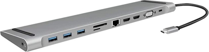 Attēls no Stacja/replikator LogiLink 11w1 USB-C (UA0373)