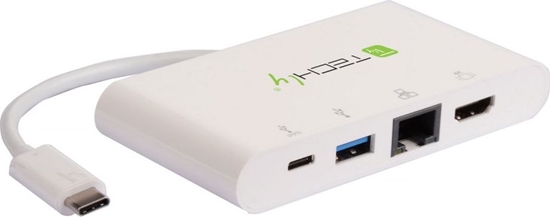 Picture of Stacja/replikator Techly IADAP USB-C (IADAP USB31-DOCK1)