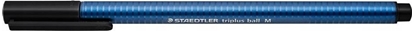 Picture of Staedtler Kuglepen Staedtler® triplus® ball 437 medium sort - (10 stk.)